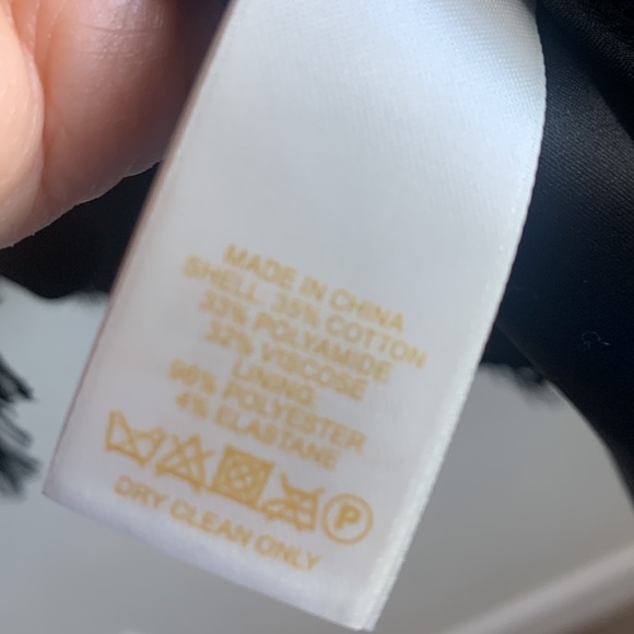 Kate Spade Rose Lace Mini Dress Black Size 8 - Picture 5 of 16